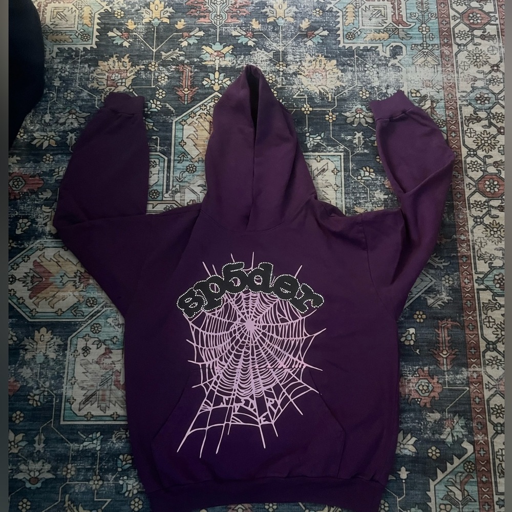 New Spider Worldwide × Young Thug Sp5der Hoodie - Purple.